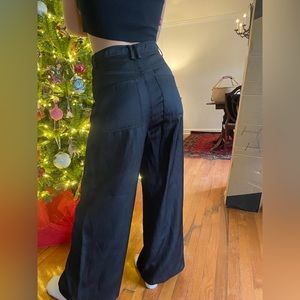 ZARA HIGH-RISE FLARE PANTS.